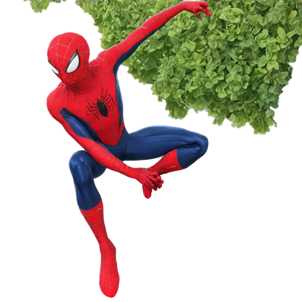 Spiderman-in-the-Garden-PNG-Image-for-Dynamic-Web-and-Print-Applications