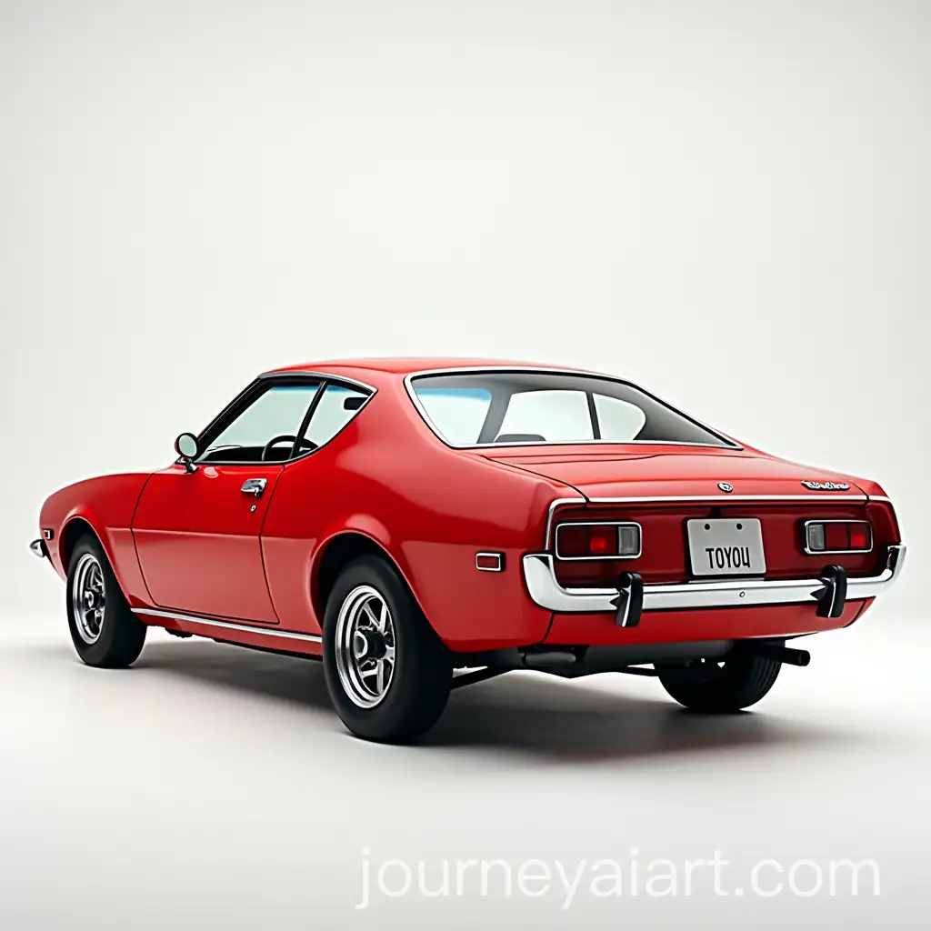 1974-Toyota-Celica-Fastback-Red-and-White-Side-Rear-View