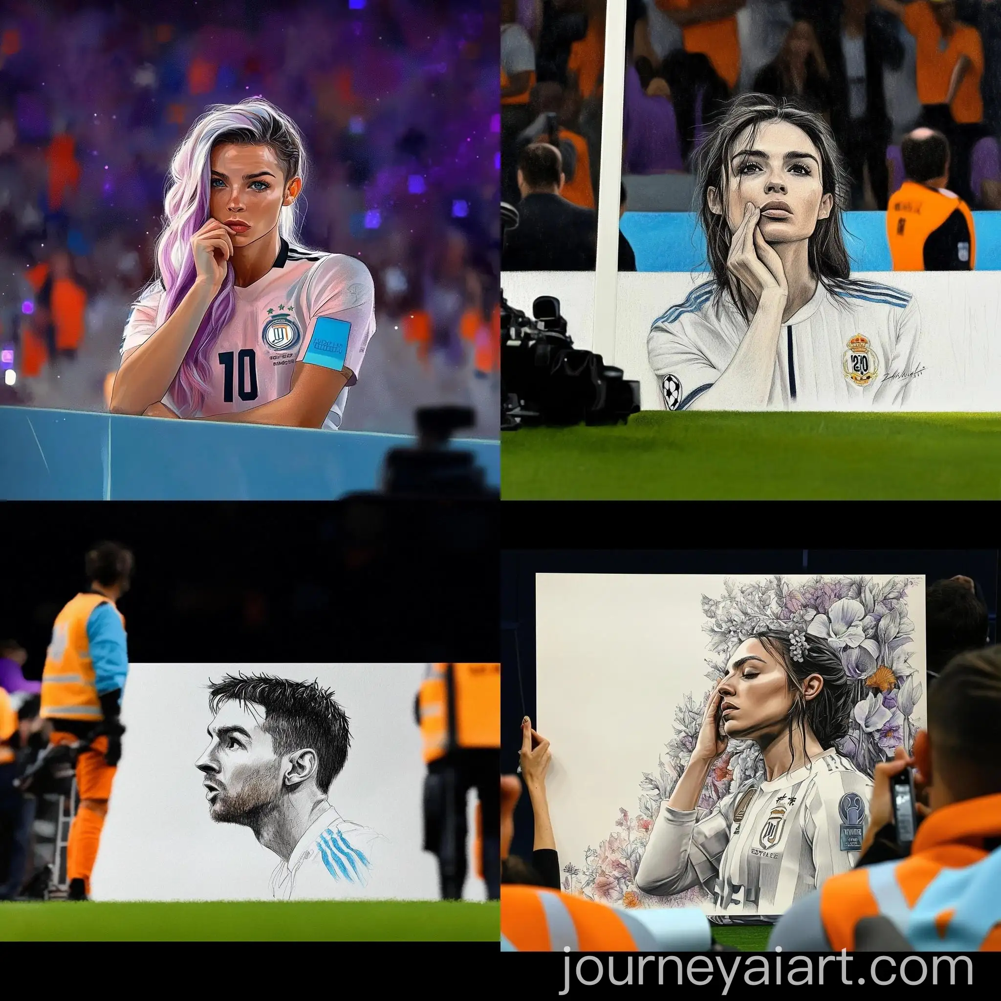 Traced-Drawing-of-a-Woman-in-Elegant-Fashion-Style