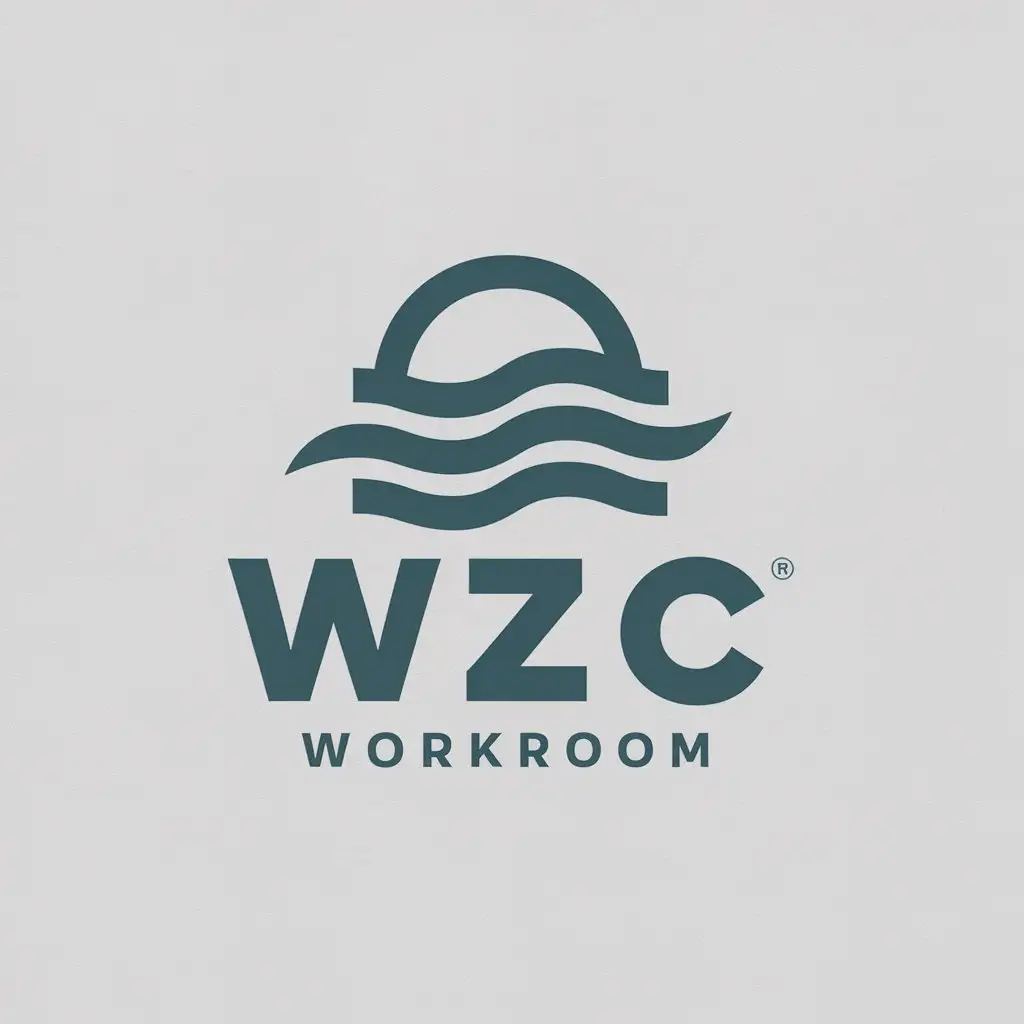 LOGO-Design-for-WZC-Workroom-Big-Sea-Symbol-in-Entertainment-Industry