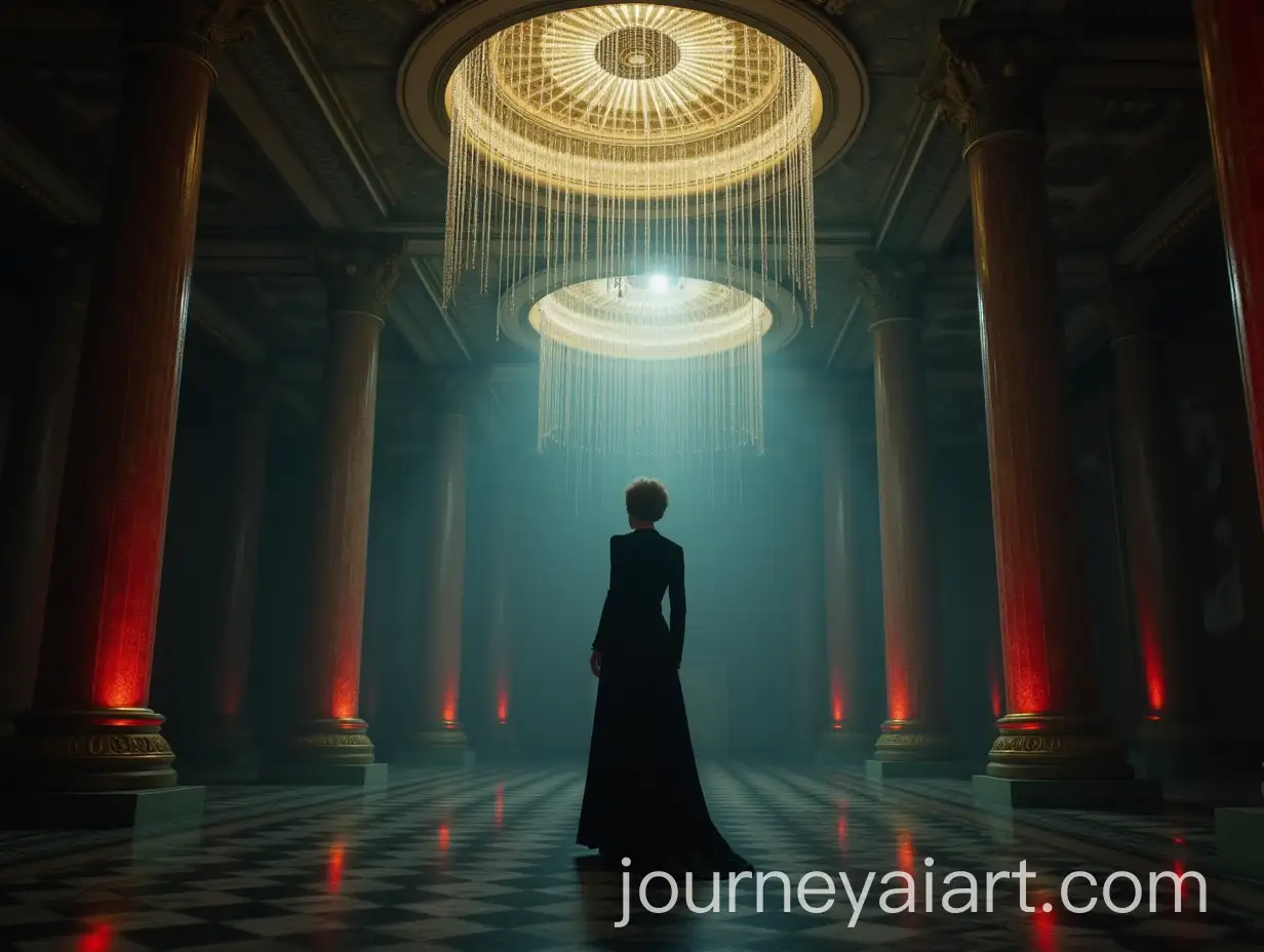 HyperRealistic-Image-of-Ursula-von-der-Leyen-Hanging-from-a-Ceiling-with-IlluminatiInspired-Architecture