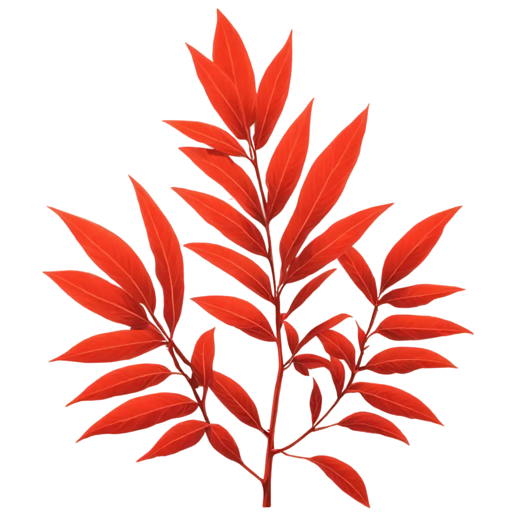 Vibrant-Red-Bush-PNG-with-Dense-Foliage-and-Natural-Texture-for-Digital-Design-and-Landscape-Illustration