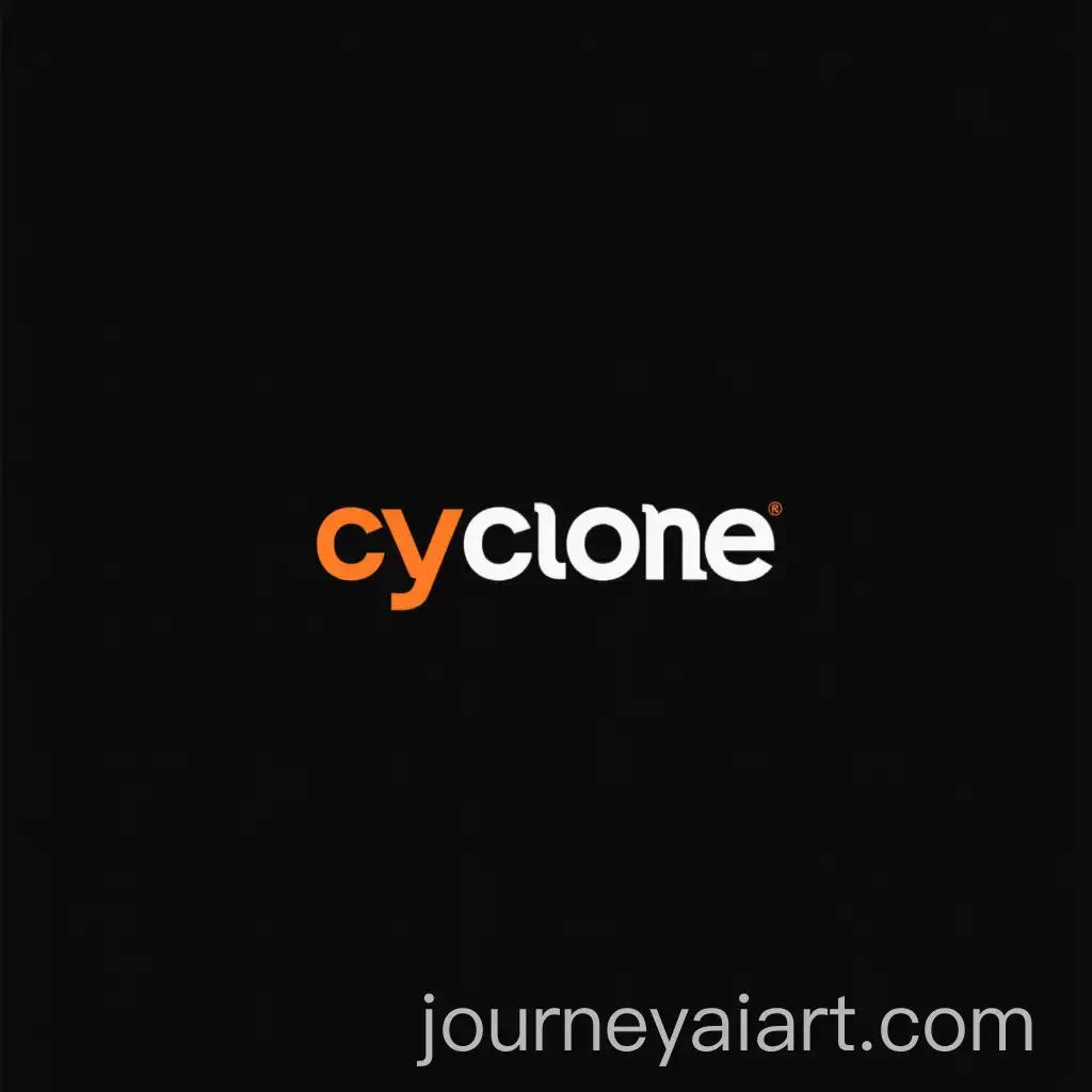 Sleek-Futuristic-Wordmark-Design-for-Cyclone-in-Orange-and-White