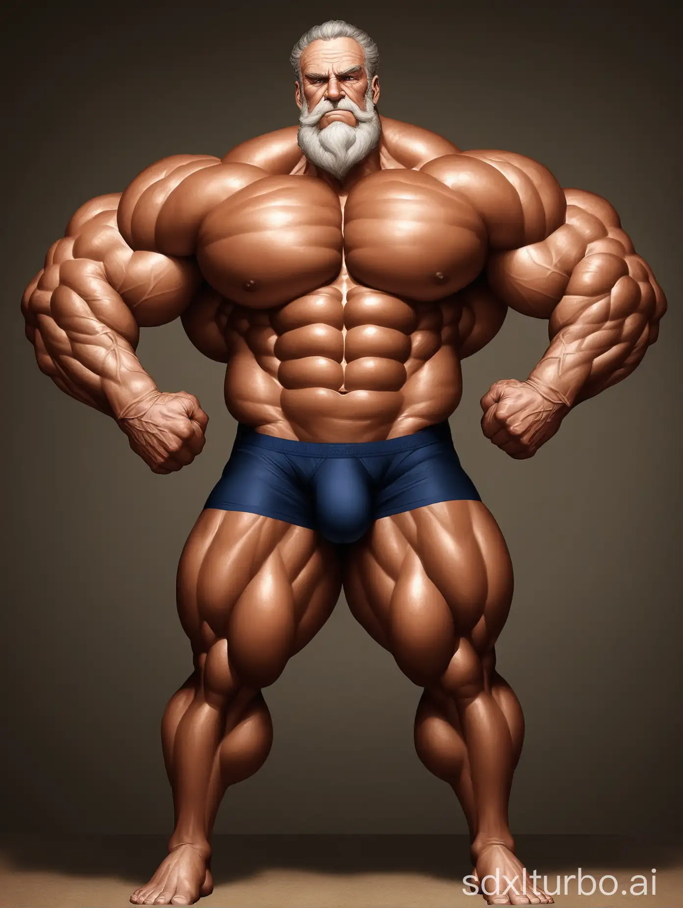 Muscular-Old-Man-Showing-Giant-Biceps-and-Abs