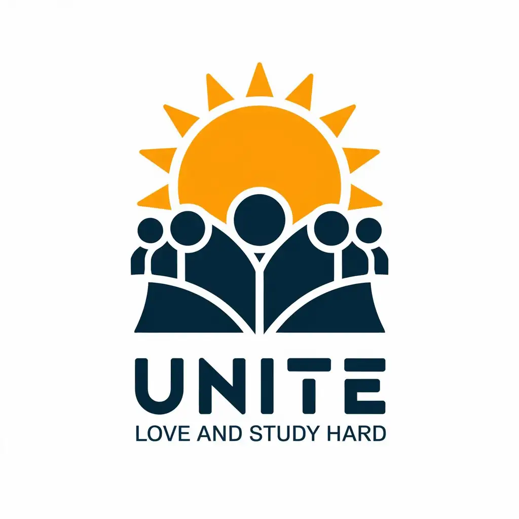 LOGO-Design-for-Education-Upward-Sun-Class-with-Unite-Love-and-Study-Hard