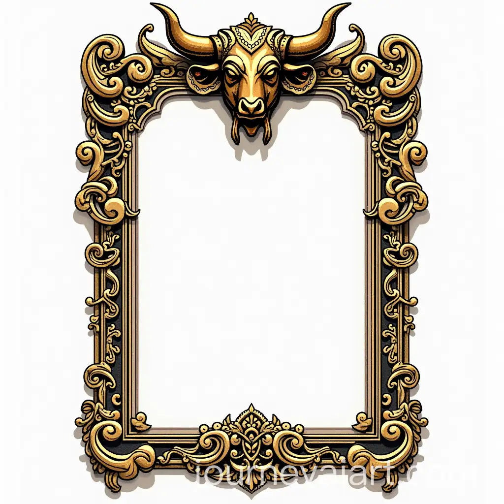 Javanese-Mask-Dance-TShirt-Design-with-Traditional-Carving-Elements