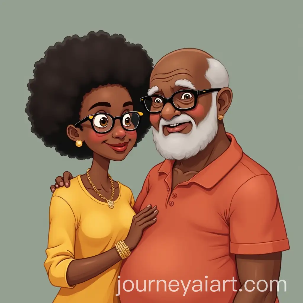 Cartoon-Cover-Illustration-of-Granny-Grandpa-and-MixedRace-Baby
