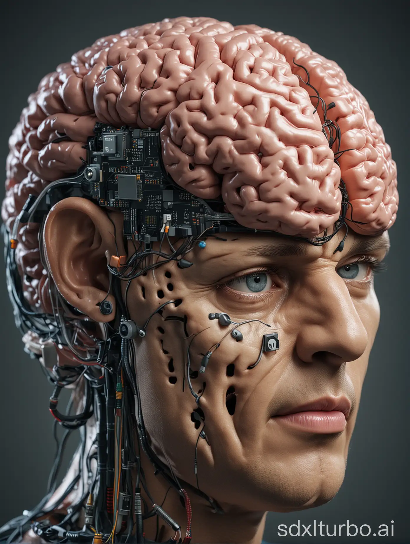 Ultra-photorealistic brain-computer interface