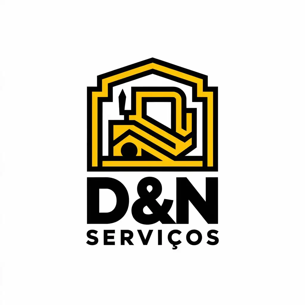 LOGO-Design-for-DN-SERVIOS-Construction-Vehicle-and-Tools-Symbol-with-Clear-Background