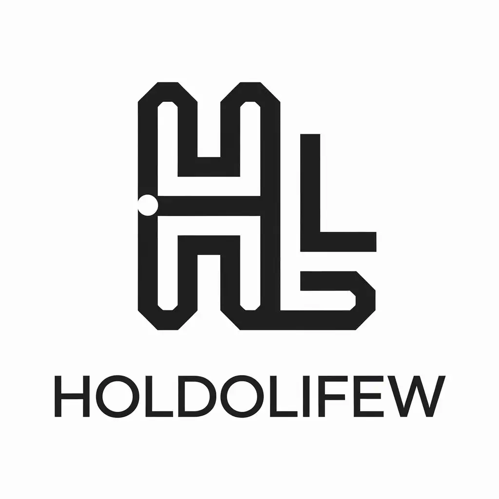 LOGO Design for Holdolifew Modern Vector with Technology Theme and Clear Background