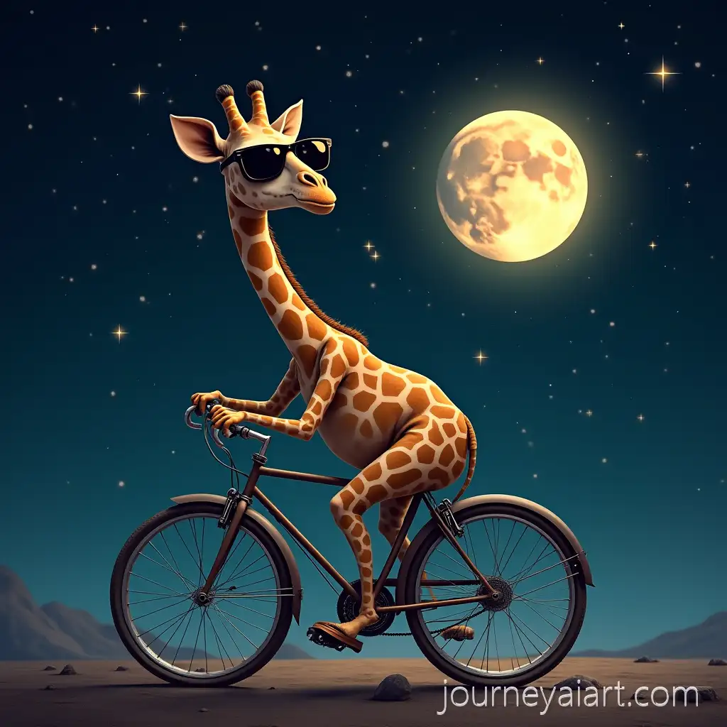 AI-Art-Prompt-ExpansionGiraffe-Wearing-Sunglasses-Riding-Bicycle-on-the-Moon-with-ET-Eating-Cheese