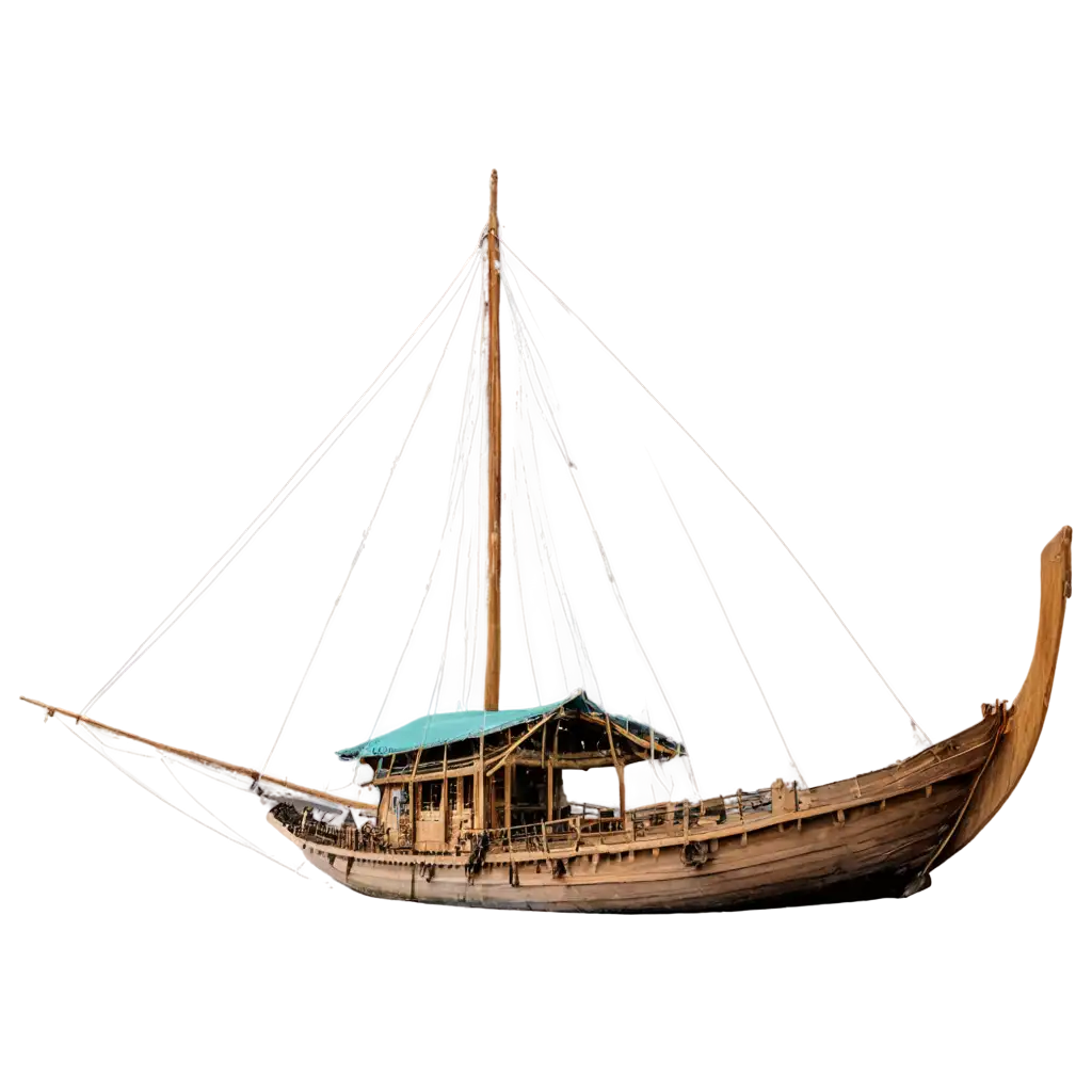 Hang-Tuah-on-a-Spectacular-Malay-Traditional-Ship-PNG-A-Timeless-Masterpiece-of-Maritime-Heritage