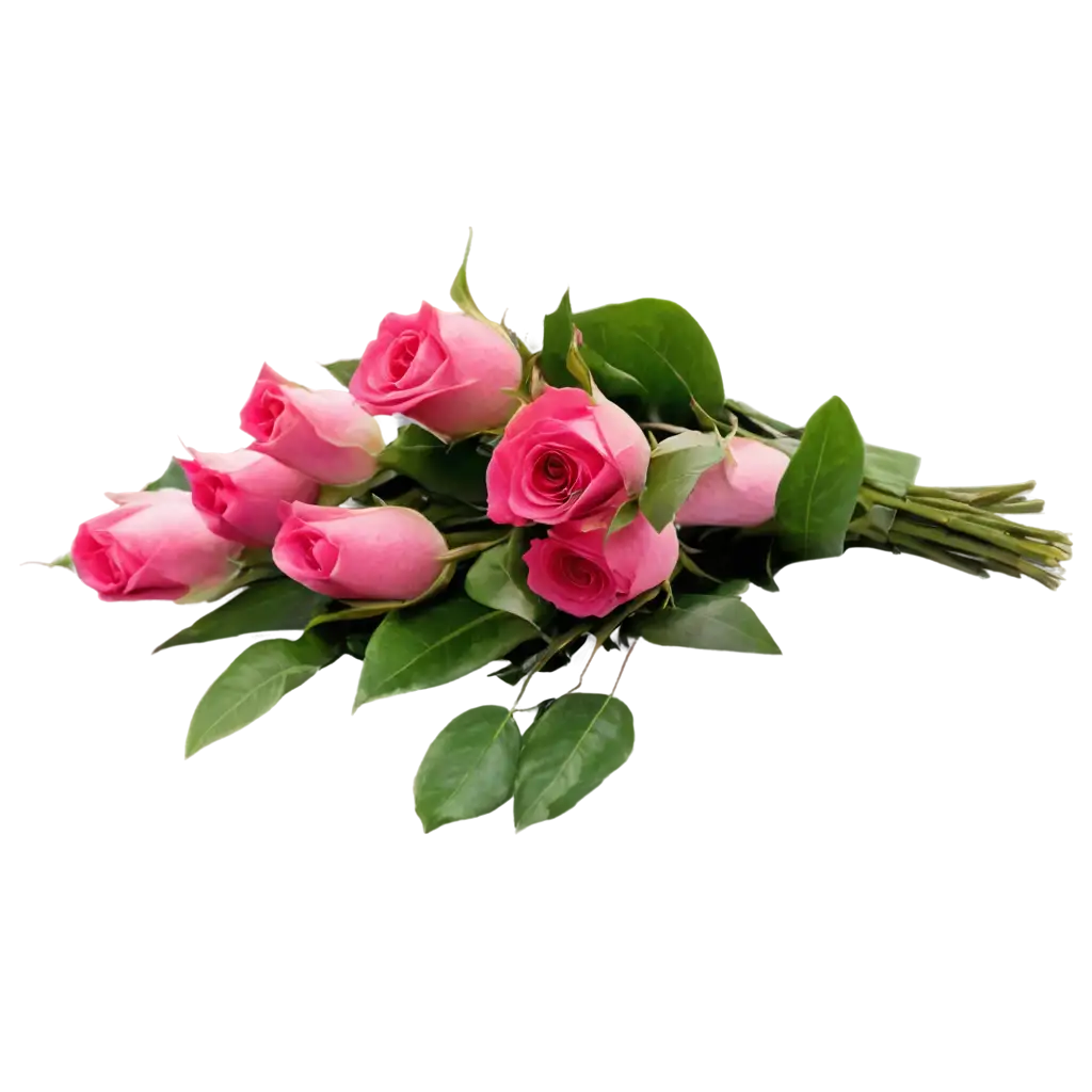 bouquet of pink roses