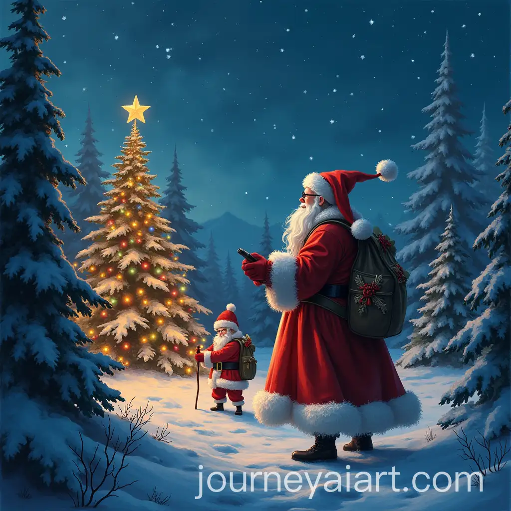 Santas-Command-Center-at-the-North-Pole-Filled-with-Holiday-Cheer-and-Excitement