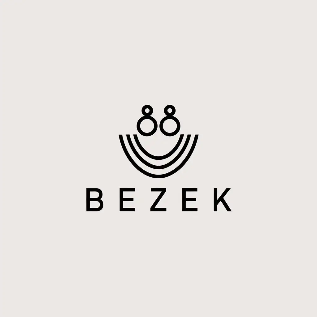 LOGO-Design-For-BEZEK-Minimalistic-Earrings-and-Necklace-Vector-Logo