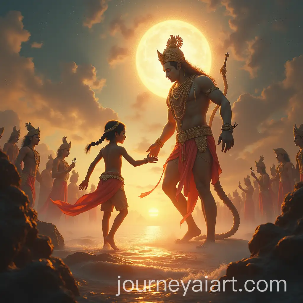 Lord-Vishnu-in-Vamana-Avatar-Measuring-the-Universe-with-Divine-Power