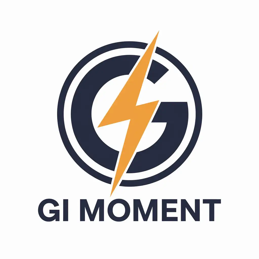 LOGO Design for Gi Moment Vector Design for Technology Industry Promoting Innovation and Revolution