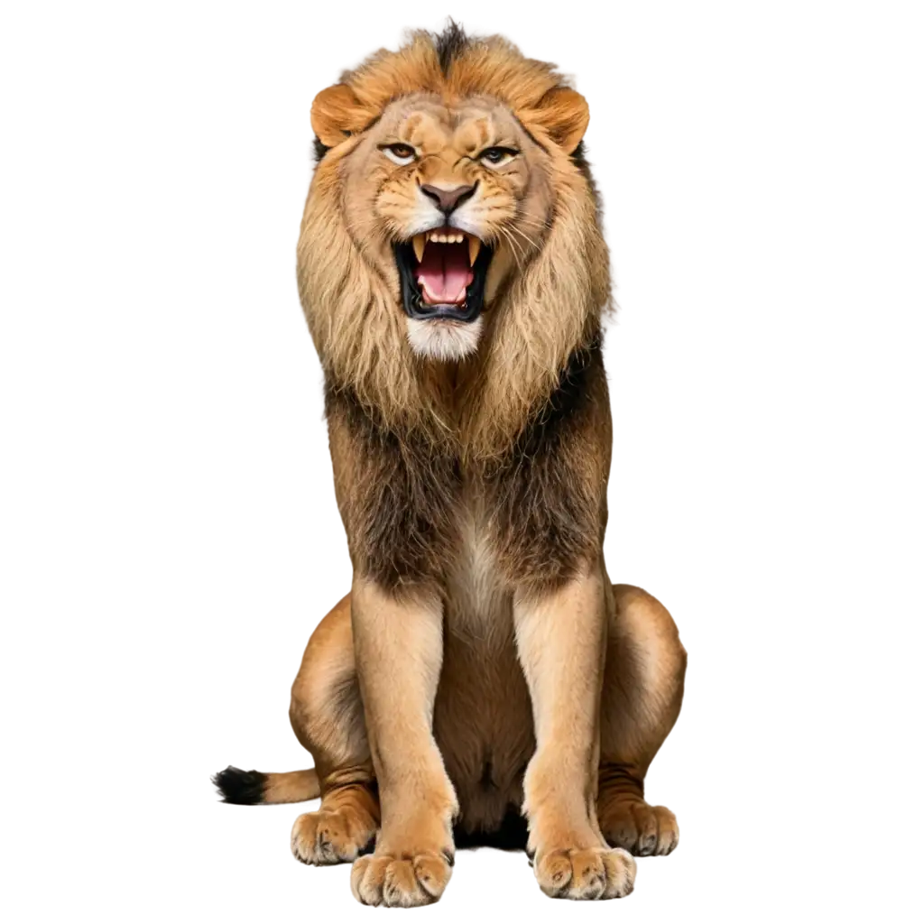 Roaring-Lion-PNG-Image-A-Symbol-of-Strength-and-Majesty