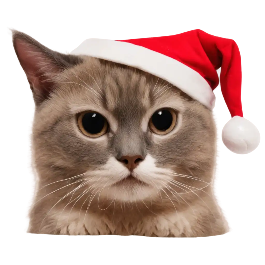 Merry-Christmas-Cat-PNG-Image-Festive-Holiday-Cheer-for-All-Your-Creative-Needs