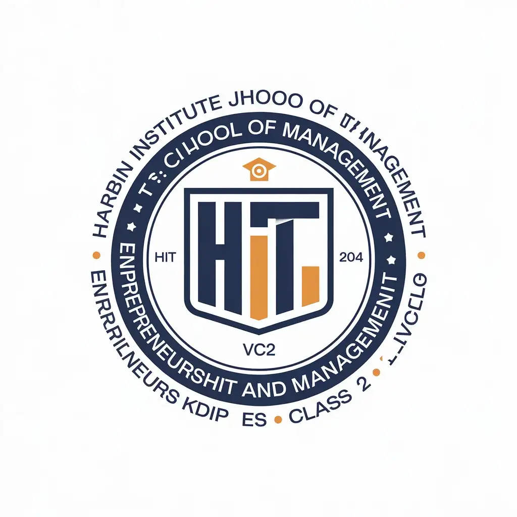 LOGO-Design-for-Harbin-Institute-of-Technology-School-of-Management-Entrepreneurship-Investment-and-Management-Class-2-HIT-2024-VC2