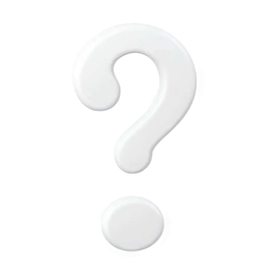 3D-White-Question-Mark-PNG-Image-for-Versatile-Digital-Use