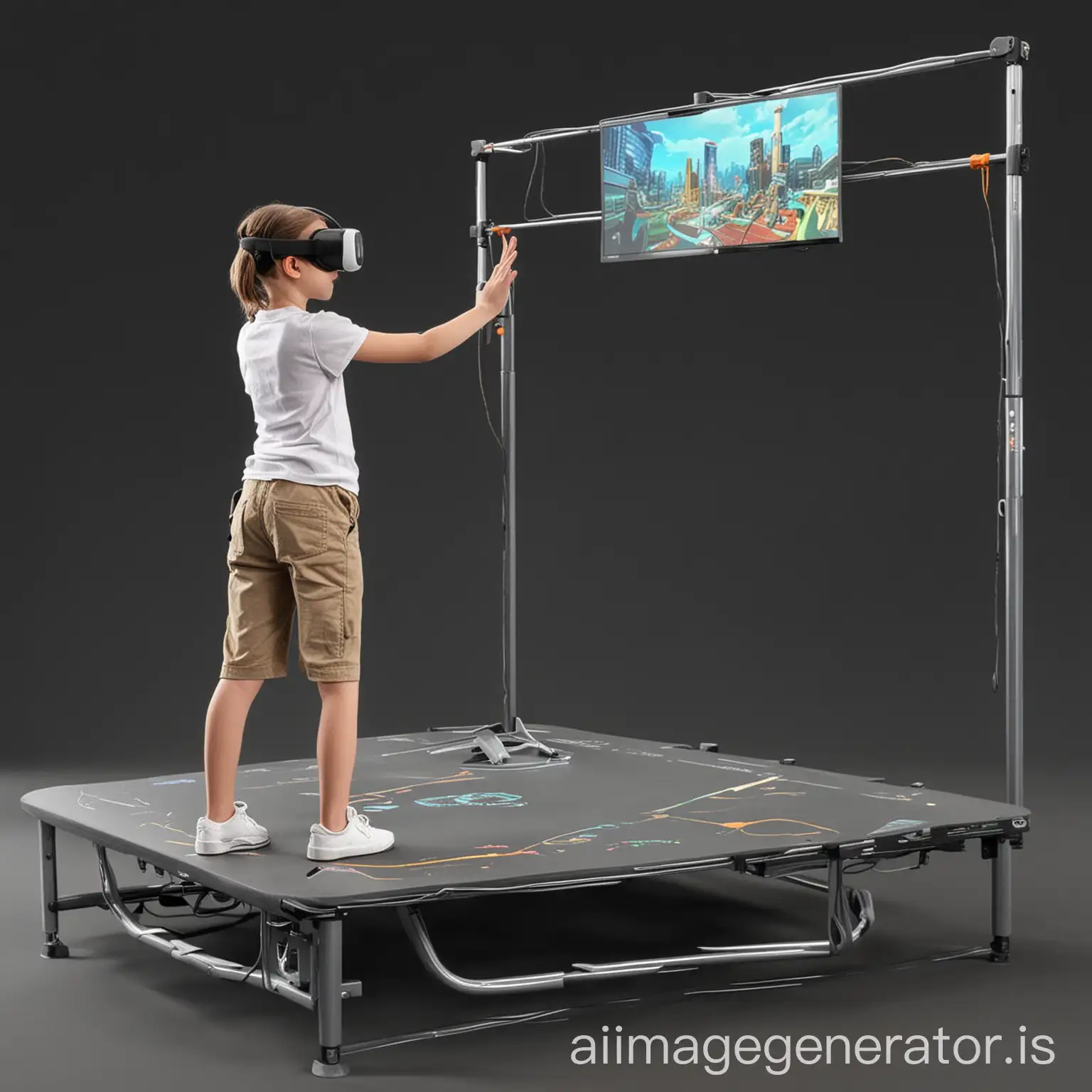 virtual reality 3D interactive teaching platform