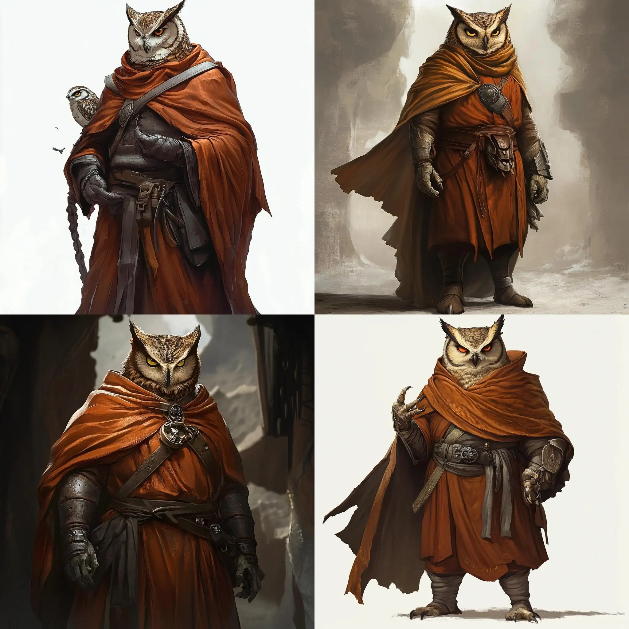 Unarmored-Humanoid-Monk-Owl-Character-in-Fantasy-Setting