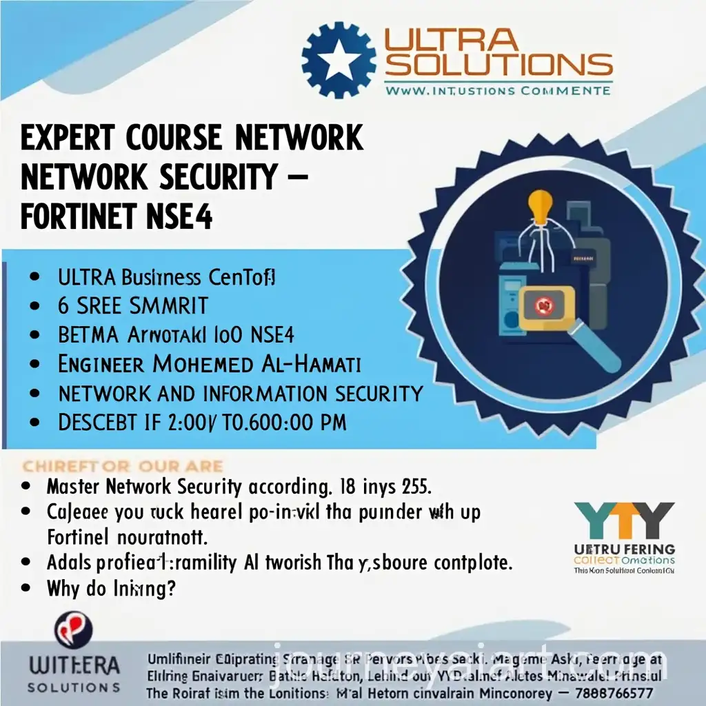 Network-Security-Expert-Course-Fortinet-NSE4-by-Ultra-Solutions-and-YTY-Business-Center