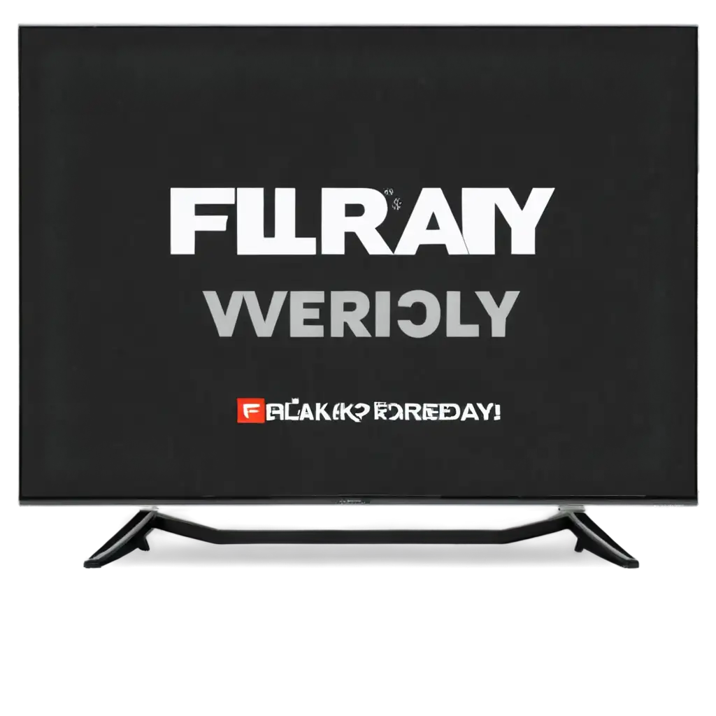 HighQuality-PNG-Image-Television-with-Black-Friday-and-F1-Themes