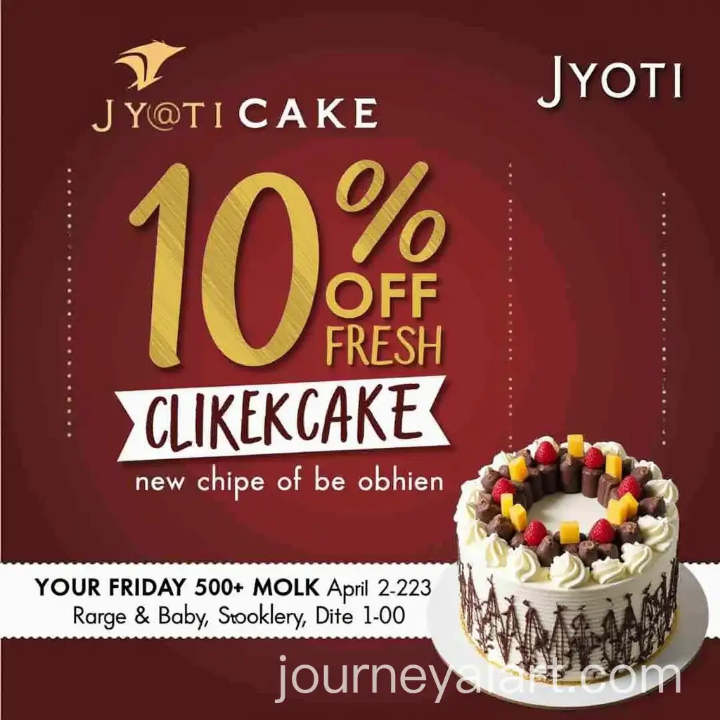New-Year-Cake-Discount-Flyer-Featuring-Fresh-Delicious-Cake