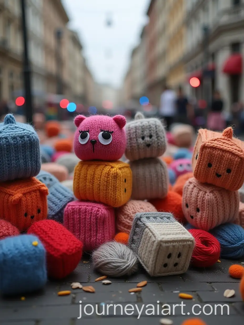 Moscow-Streets-Infiltrated-by-Cute-Knitted-Cubes-and-Yarn