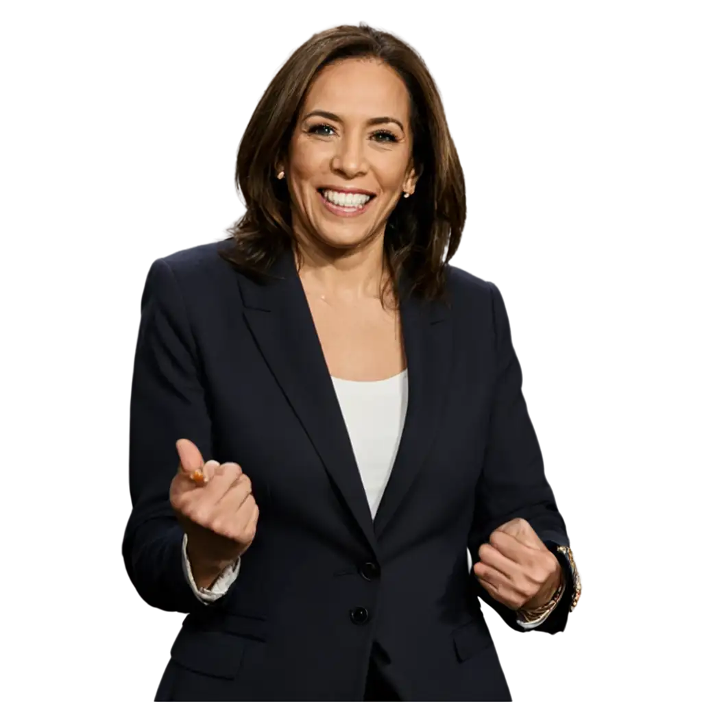 Kamala-Harris-in-a-Confident-Speech-for-2024-Election-Dynamic-PNG-Image-Captures-Historic-Moment