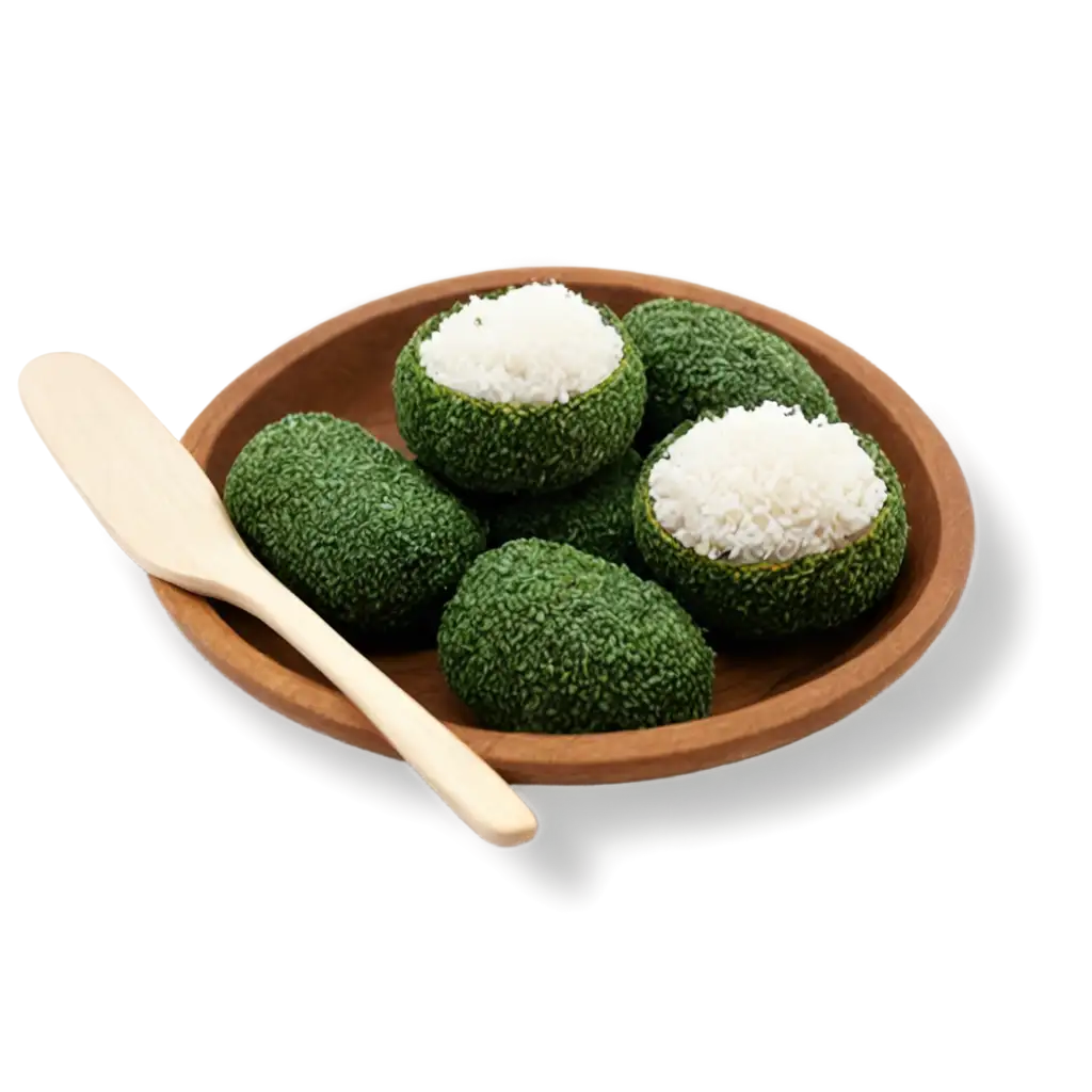 Klepon-Meal-PNG-Image-Perfect-for-Food-Photography-and-Culinary-Creations