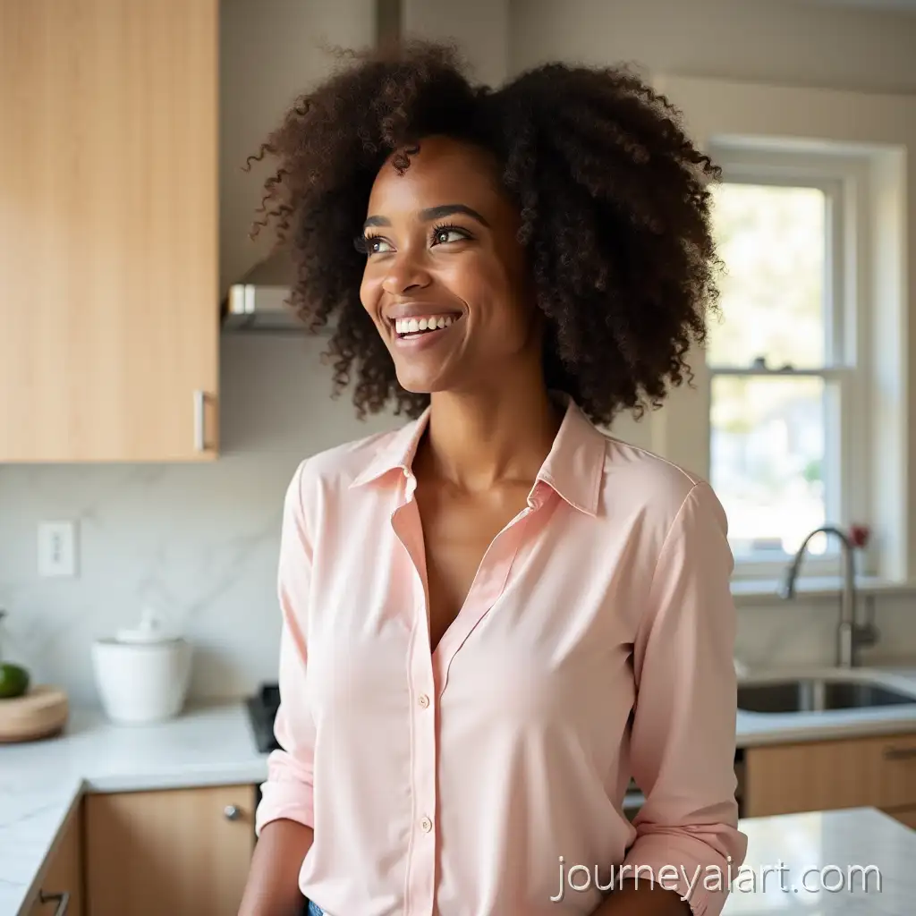 Smiling-Black-Woman-Cooking-in-a-Bright-Elegant-Kitchen