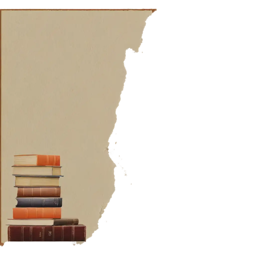 Creamy-Background-with-Border-of-Books-PNG-Image-Enhancing-Knowledge-Visualization