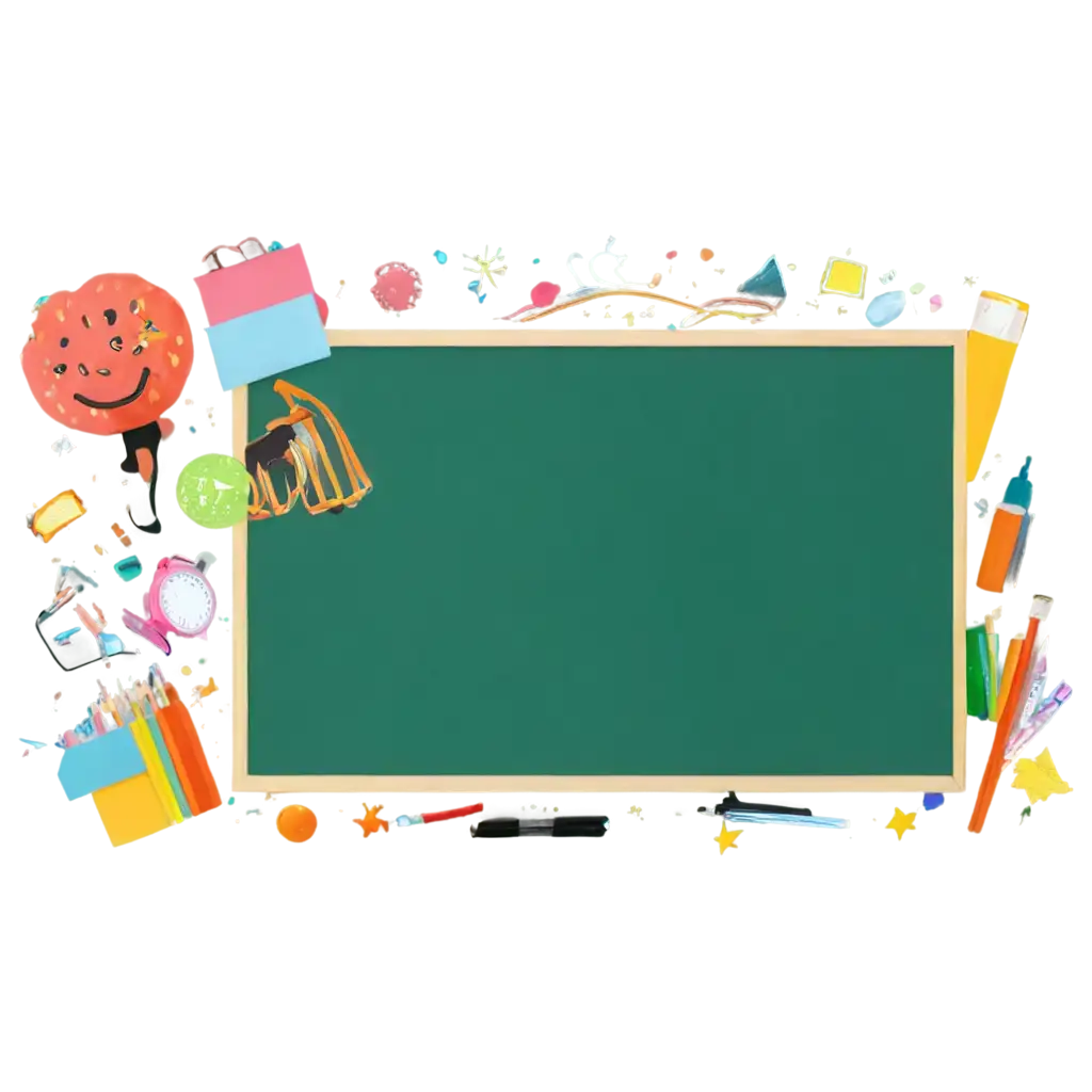 Green-School-Board-Banner-PNG-Image-for-Back-to-School-in-a-Room