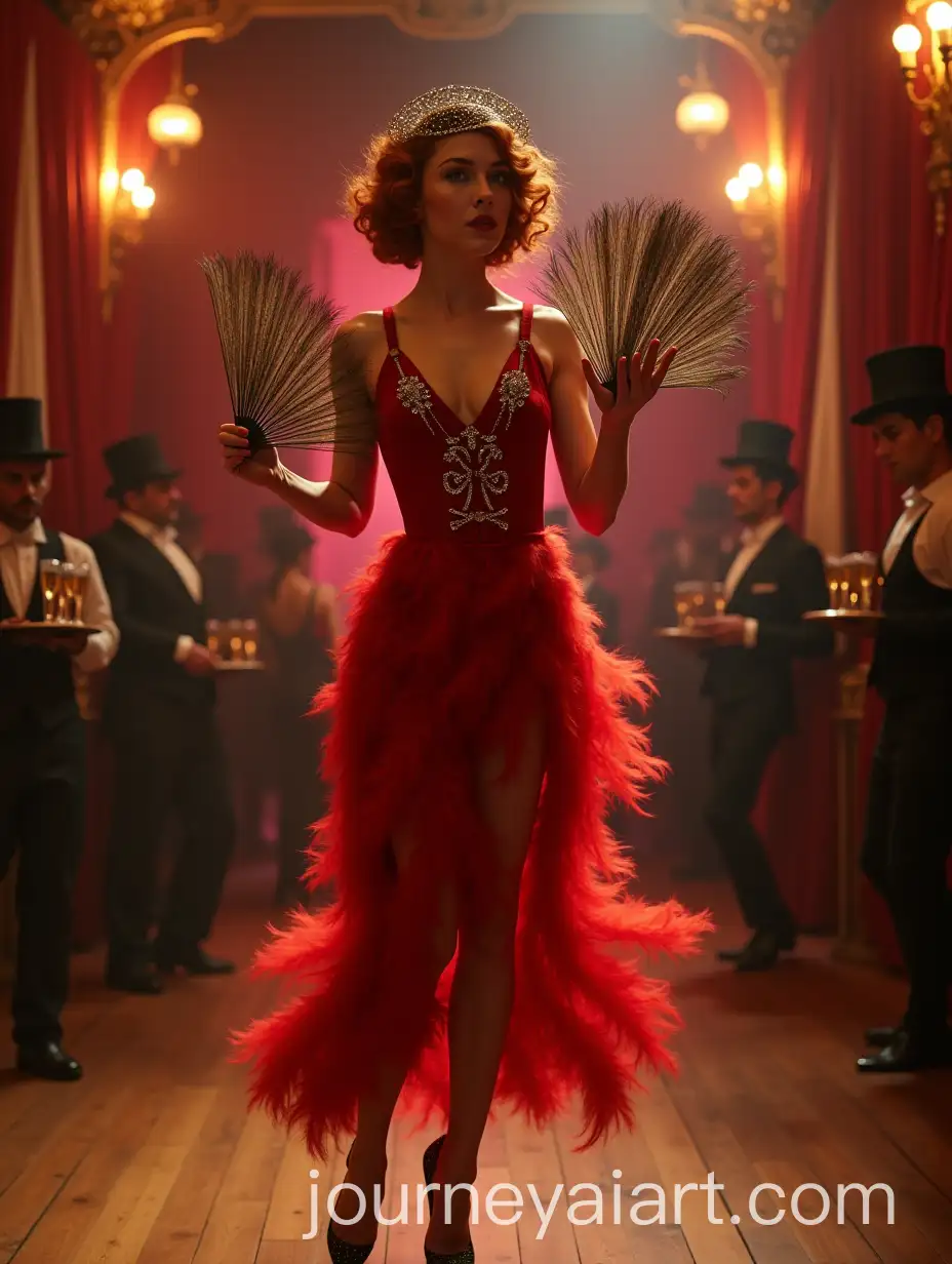 Burlesque-Performer-in-1920s-Paris-Cabaret-with-Ostrich-Feathers-and-Swarovski-Crystals