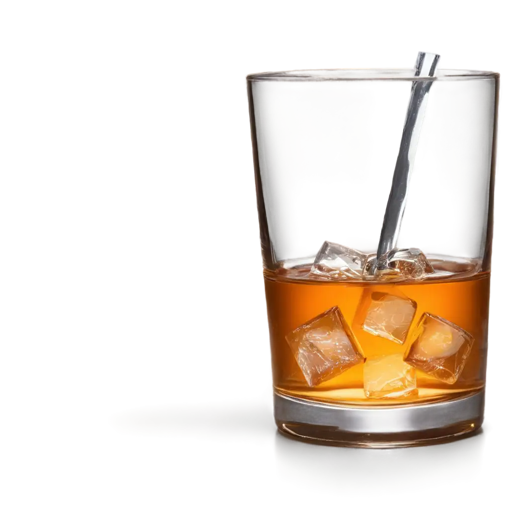 HighQuality-PNG-Image-of-a-Glass-of-Drink-with-Ice-Cube-InsidePNG-Image-Usage-Scenarios
