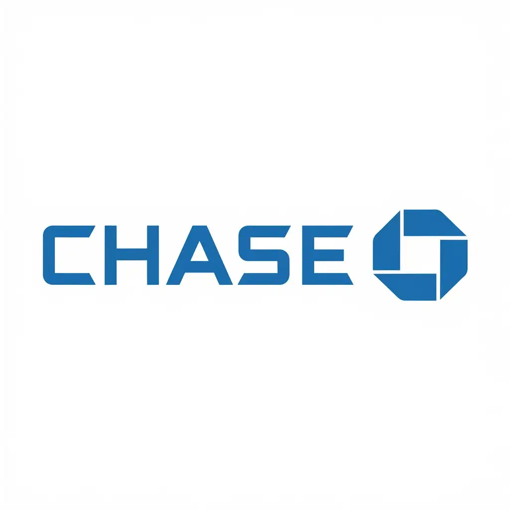 LOGO Design for Chase Blue Text with Modern IconFree Design for Retail Industry