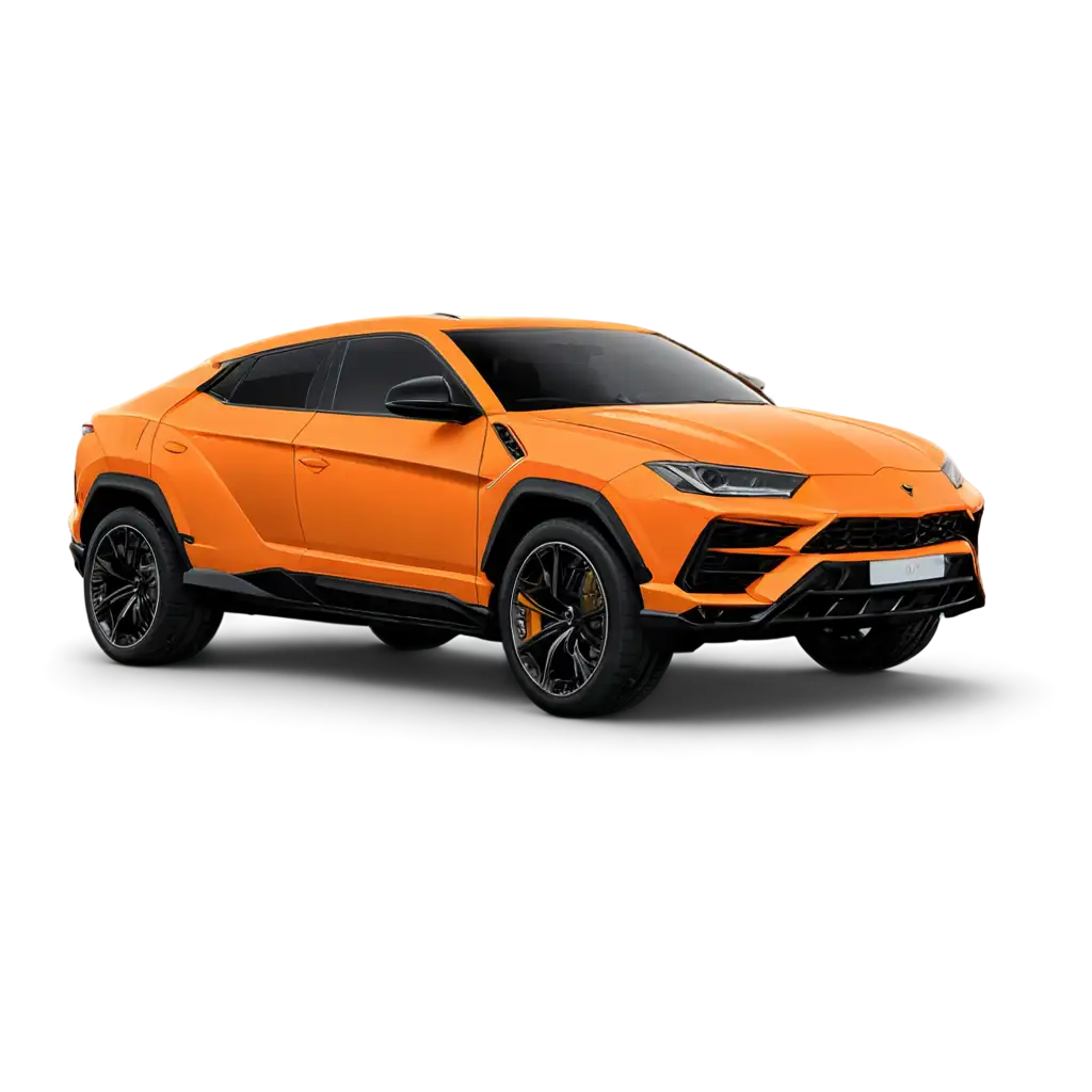 Lamborghini-Urus-SE-in-Orange-Color-HighQuality-PNG-for-Optimal-Use