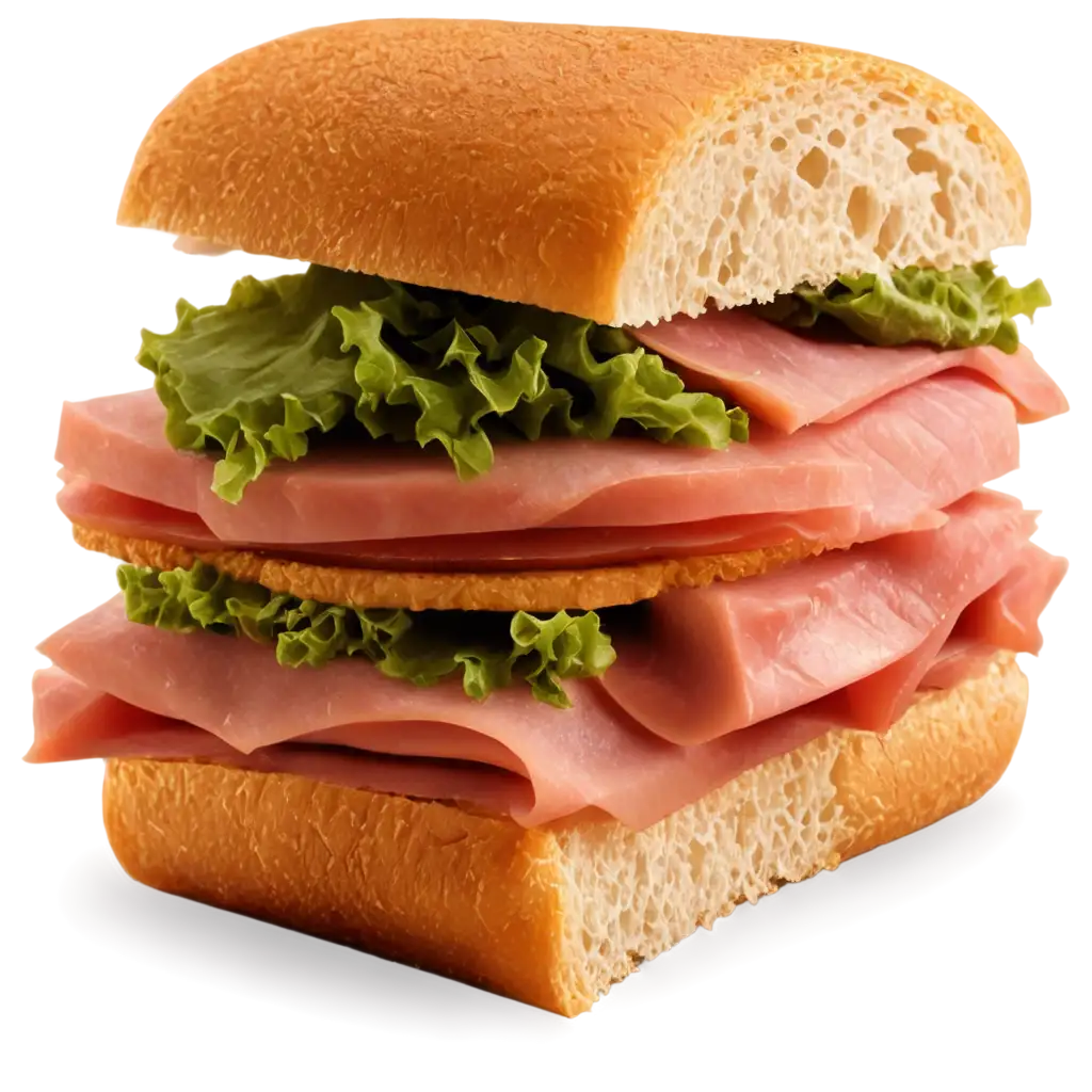 HighQuality-Ham-Sandwich-with-Ham-PNG-Image-for-Various-Creative-Applications