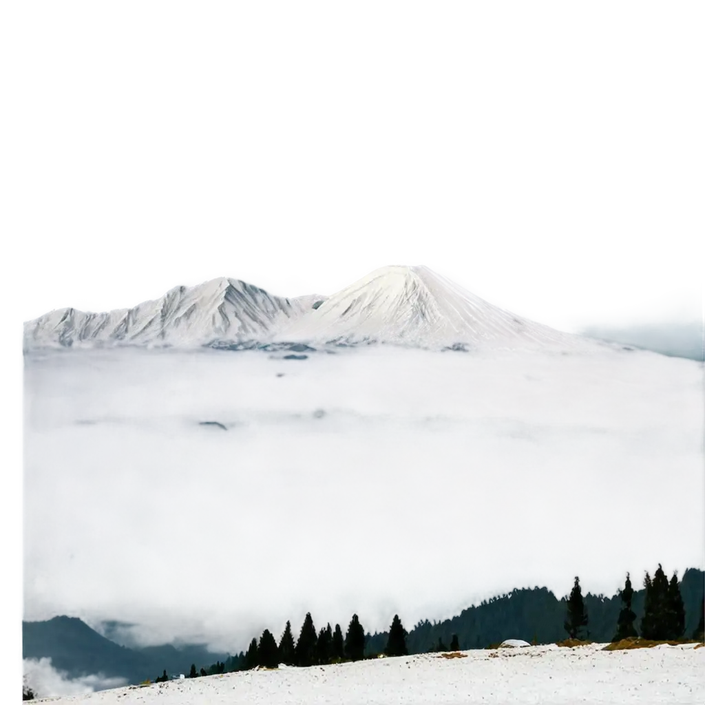 SnowCapped-Dieng-Mountain-PNG-Stunning-Clarity-for-Your-Creative-Projects