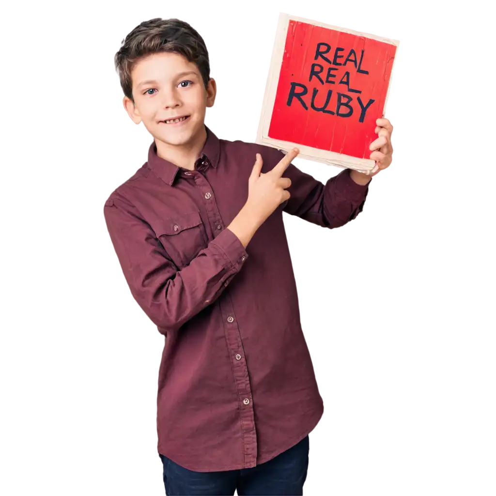 Boy-Holding-REAL-RUBY-DYED-Sign-PNG-Image-HighQuality-Illustration-for-Versatile-Applications