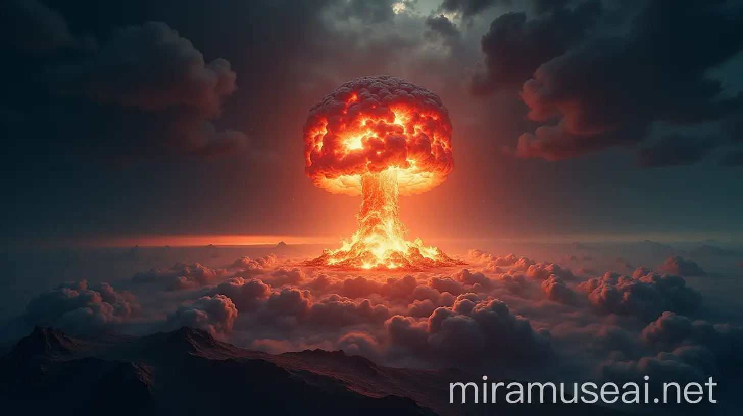 Devastating Nuclear Bomb Attack on Earth