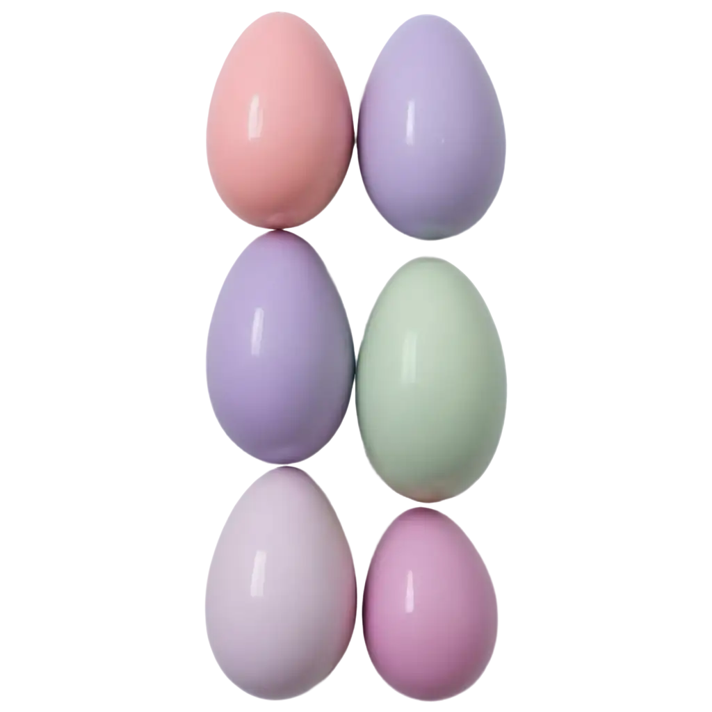 Glossy-Pastel-Easter-Eggs-PNG-with-Soft-Patterns-Perfect-for-Digital-Designs-and-Seasonal-Creations