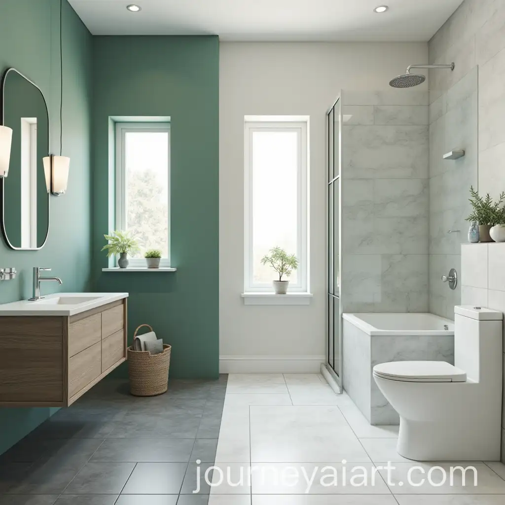 Variety-of-Bathroom-Wall-and-Flooring-Combinations