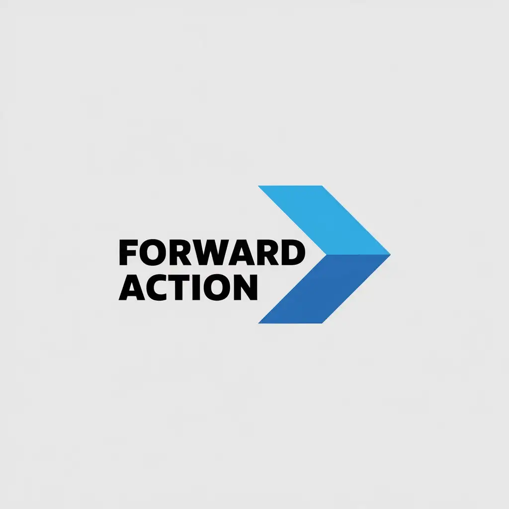 LOGO-Design-for-Forward-Action-Minimalistic-Blue-Red-and-Black-Text