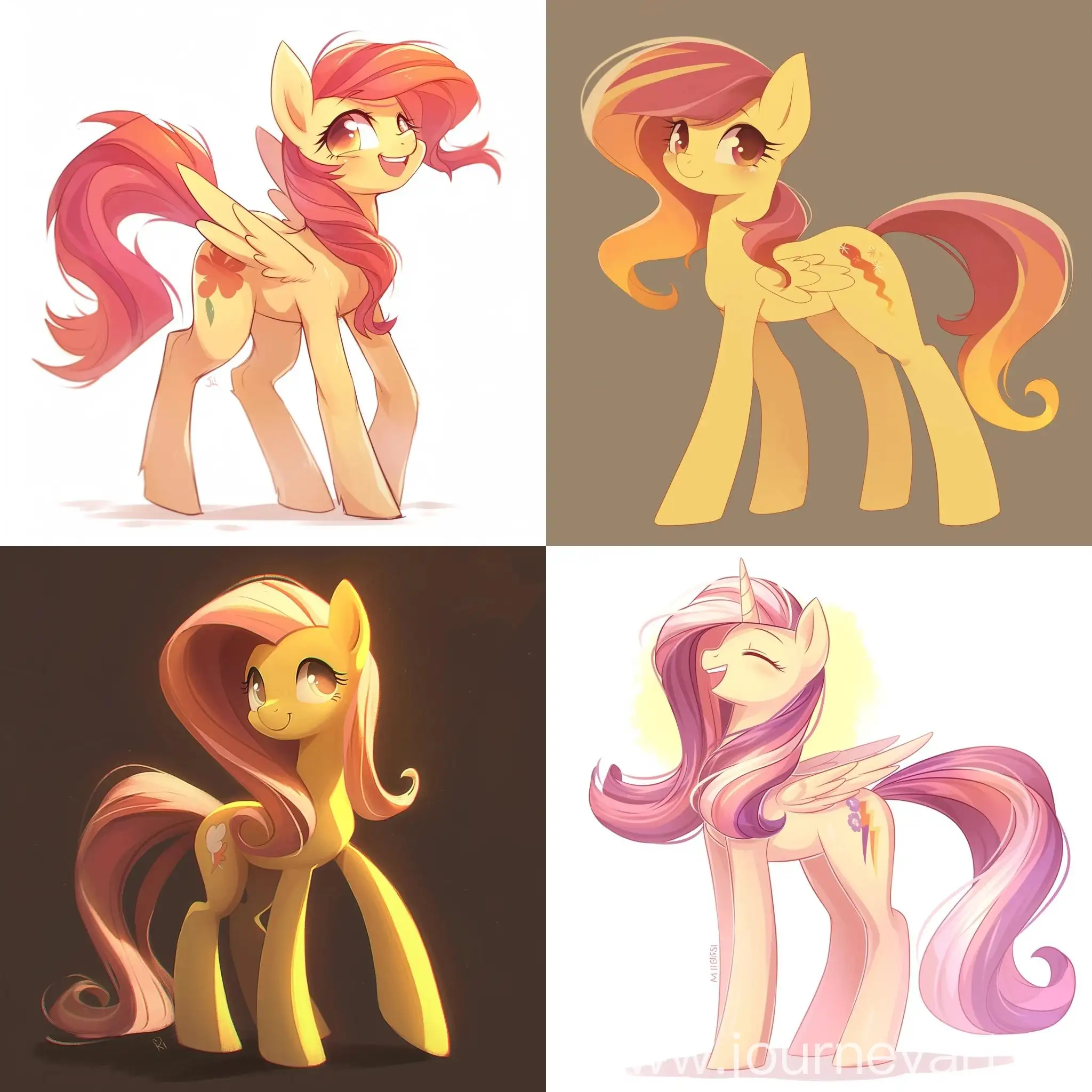 Smiling-Little-Pony-Standing-Tall-My-Little-Pony-Base-Image