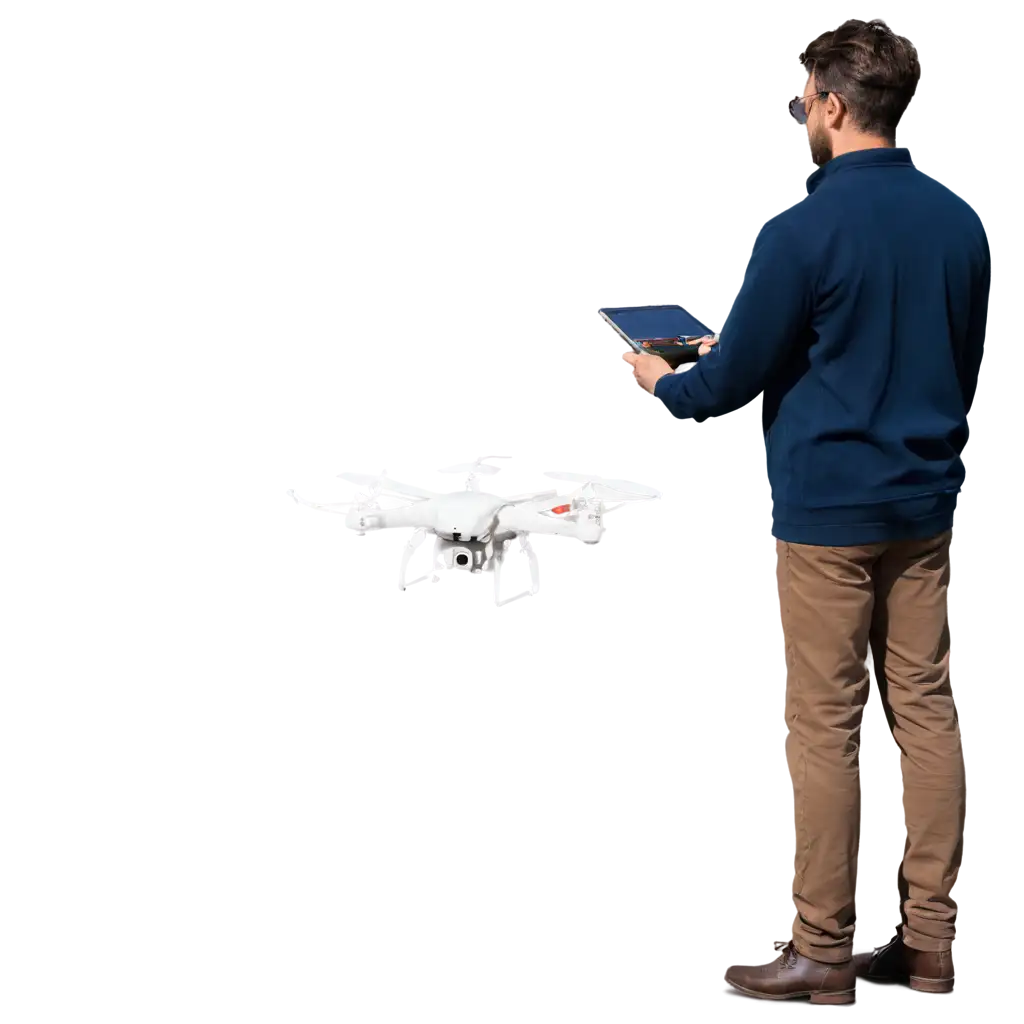 Black-Man-Controlling-a-Drone-PNG-HighQuality-Image-for-Multiple-Applications