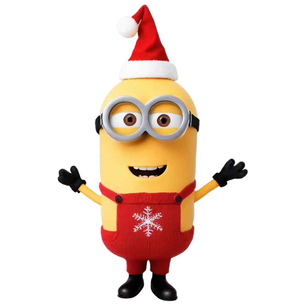 ChristmasThemed-Minion-PNG-Design-with-Santa-Hat-Ugly-Sweater-and-Holiday-Accessories